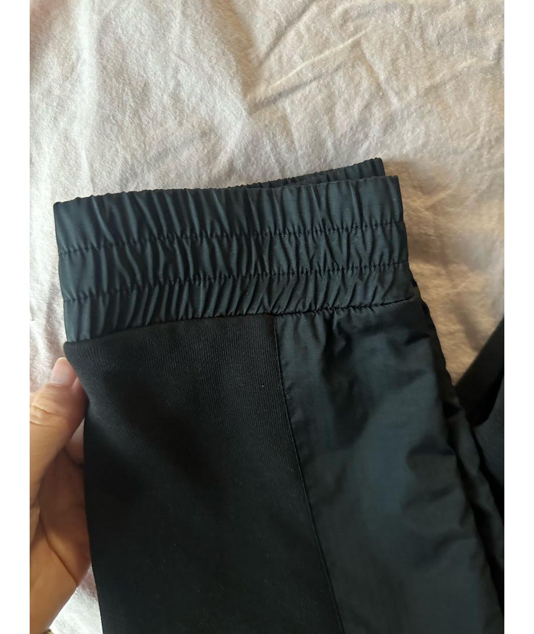 WOOLRICH Черные хлопковые брюки широкие, фото 6