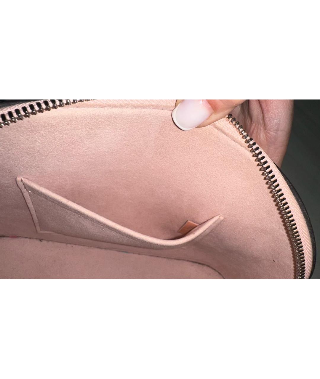 LOUIS VUITTON PRE-OWNED Розовая кожаная сумка с короткими ручками, фото 5