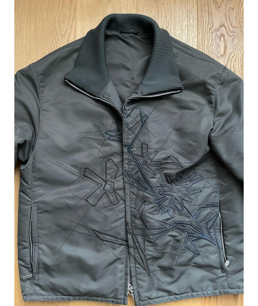 HERMES Черная полиэстеровая куртка, фото 2