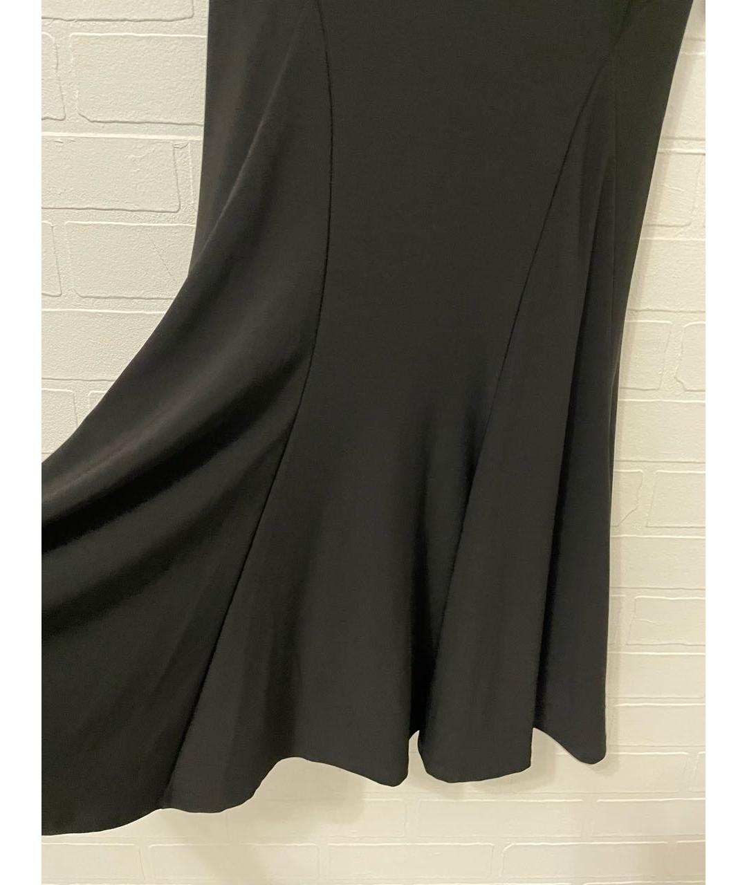 RALPH LAUREN Черное полиэстеровое коктейльное платье, фото 4