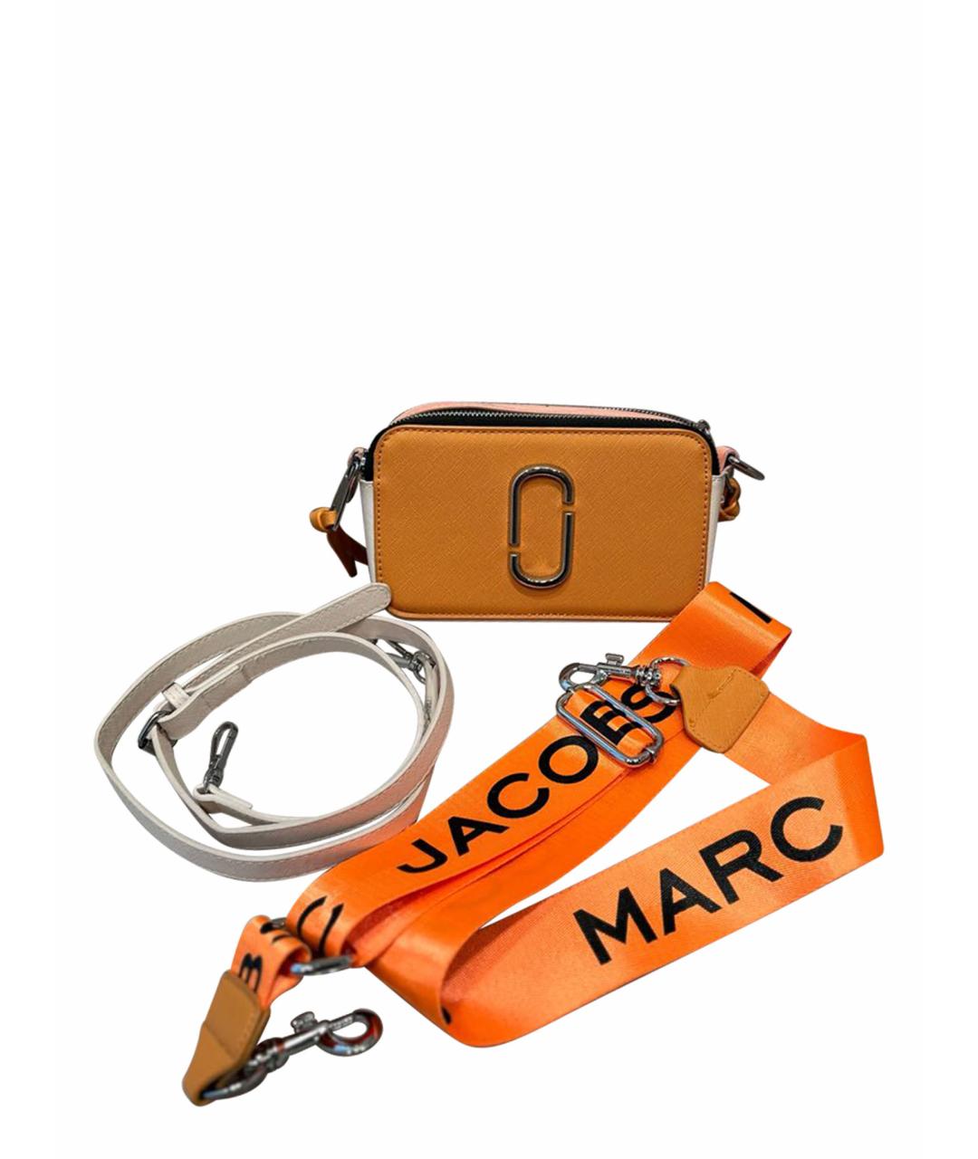 MARC JACOBS Оранжевая кожаная сумка через плечо, фото 1