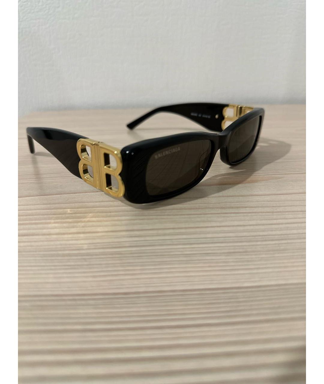 BALENCIAGA Черные солнцезащитные очки, фото 3