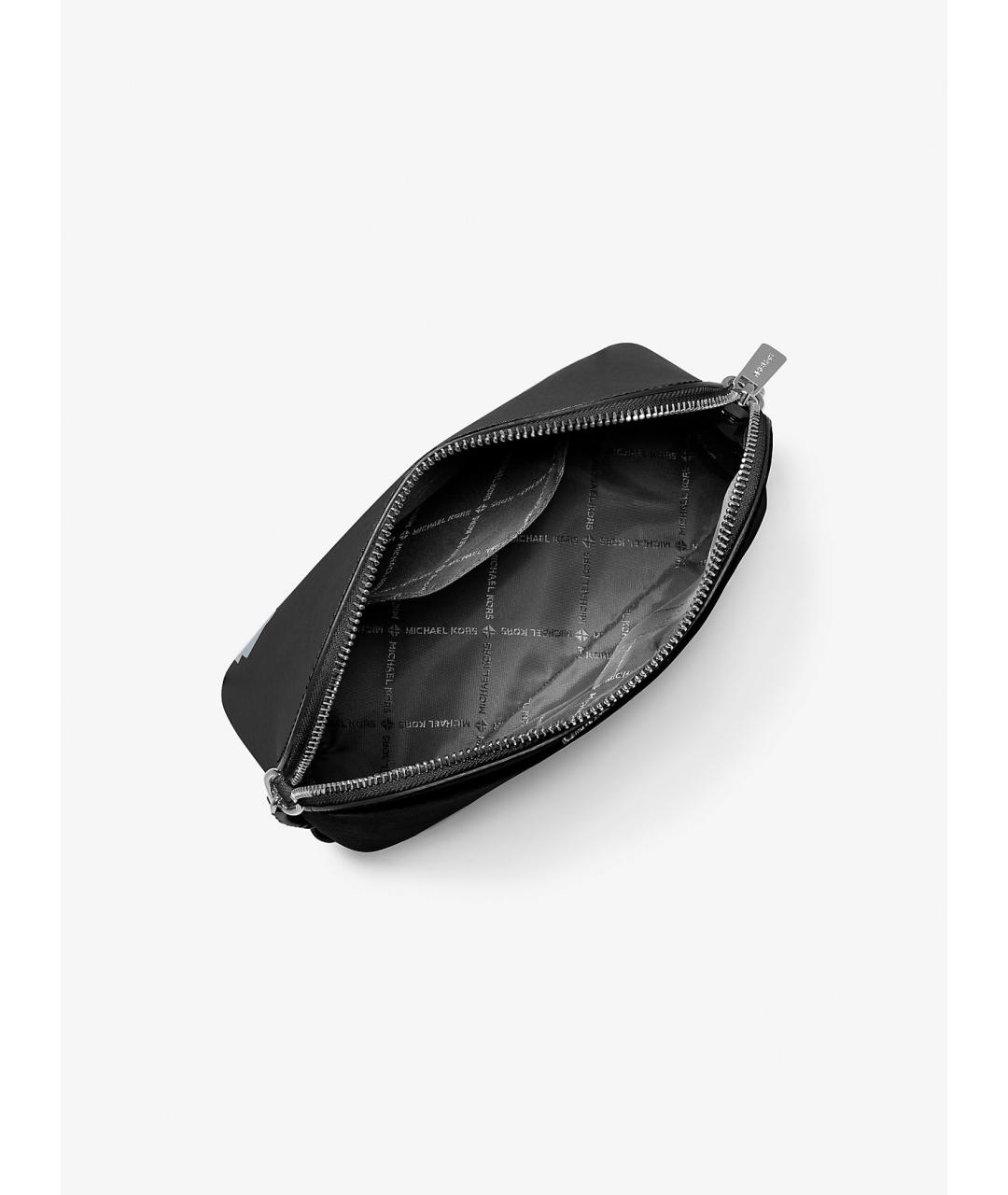 MICHAEL KORS Черная кожаная сумка через плечо, фото 2