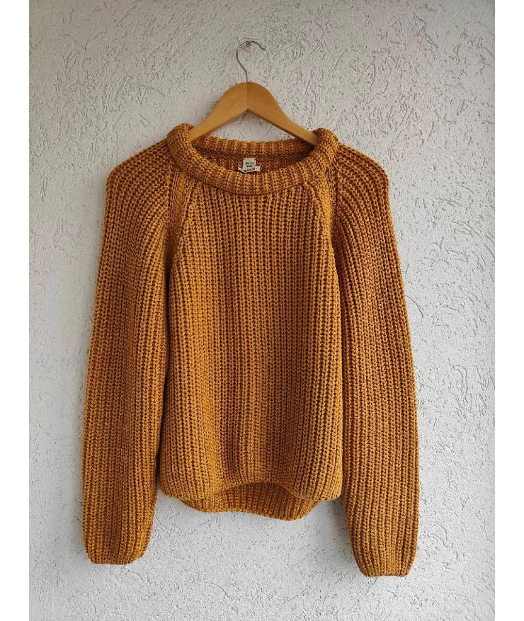 HERMES PRE-OWNED Горчичный шелковый джемпер / свитер, фото 9