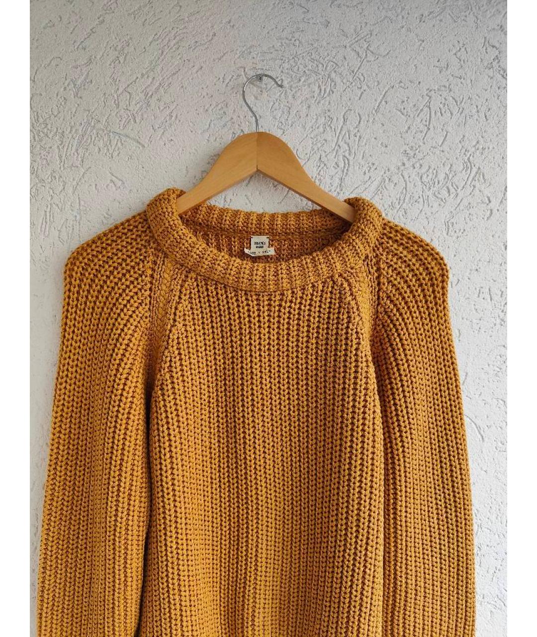 HERMES PRE-OWNED Горчичный шелковый джемпер / свитер, фото 2