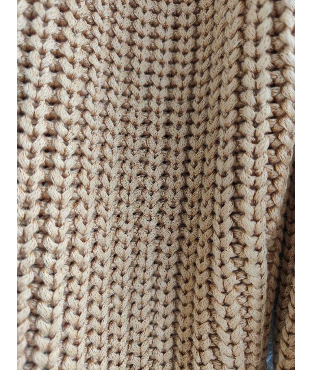 HERMES PRE-OWNED Горчичный шелковый джемпер / свитер, фото 5