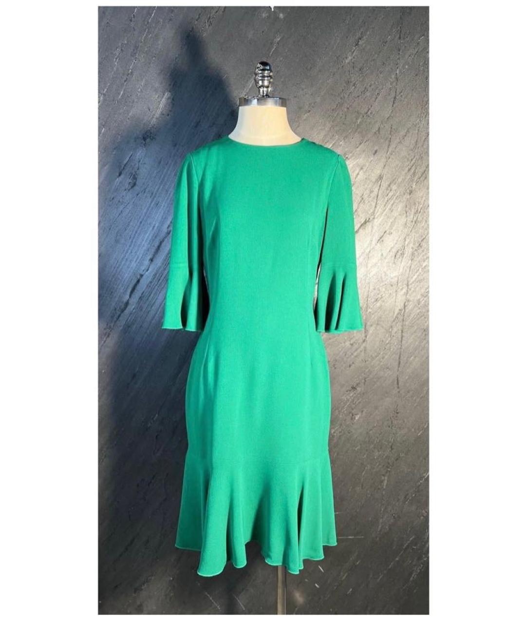 DOLCE&GABBANA Зеленые вискозное повседневное платье, фото 6