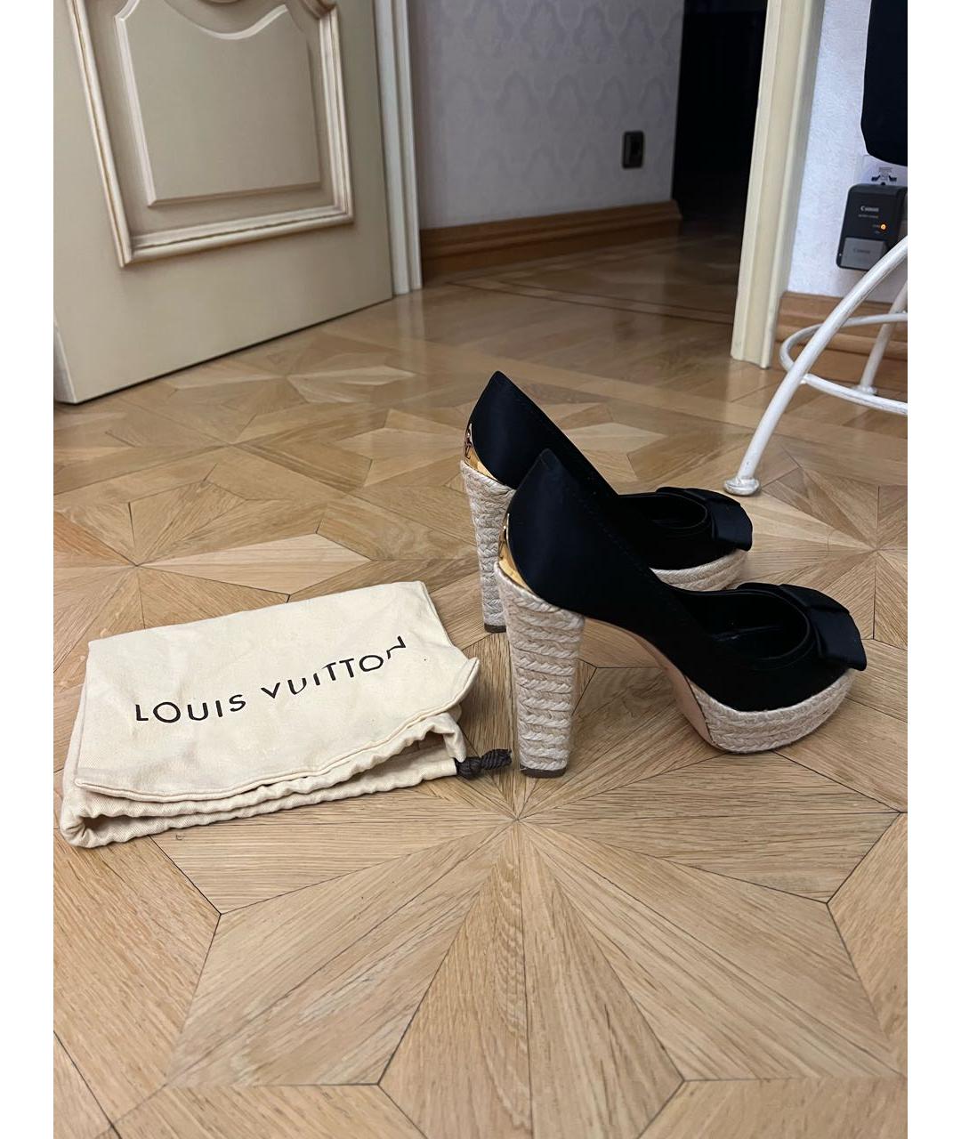LOUIS VUITTON PRE-OWNED Черные туфли, фото 8