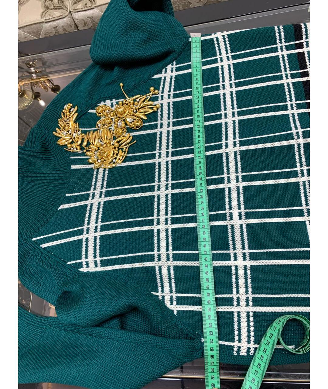 MIU MIU Зеленый джемпер / свитер, фото 8