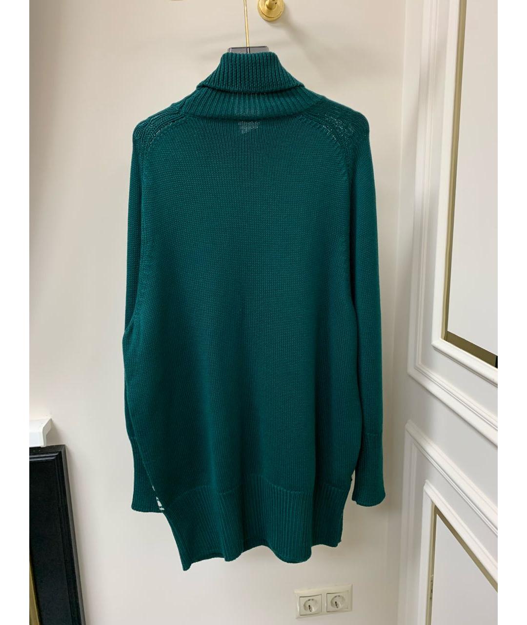 MIU MIU Зеленый джемпер / свитер, фото 4