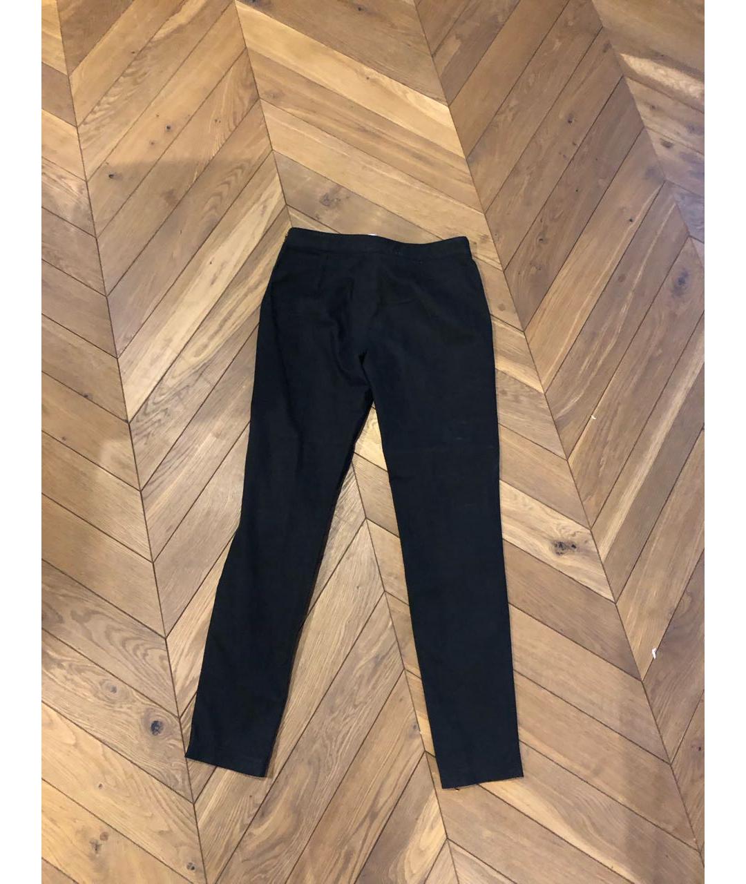 DOLCE&GABBANA Черные хлопковые брюки узкие, фото 8