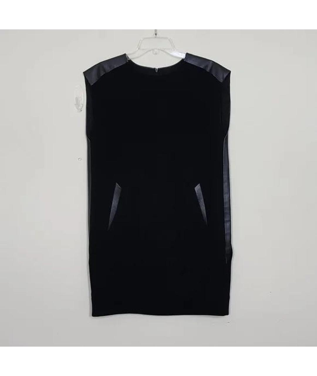 RAG&BONE Черное вискозное повседневное платье, фото 8