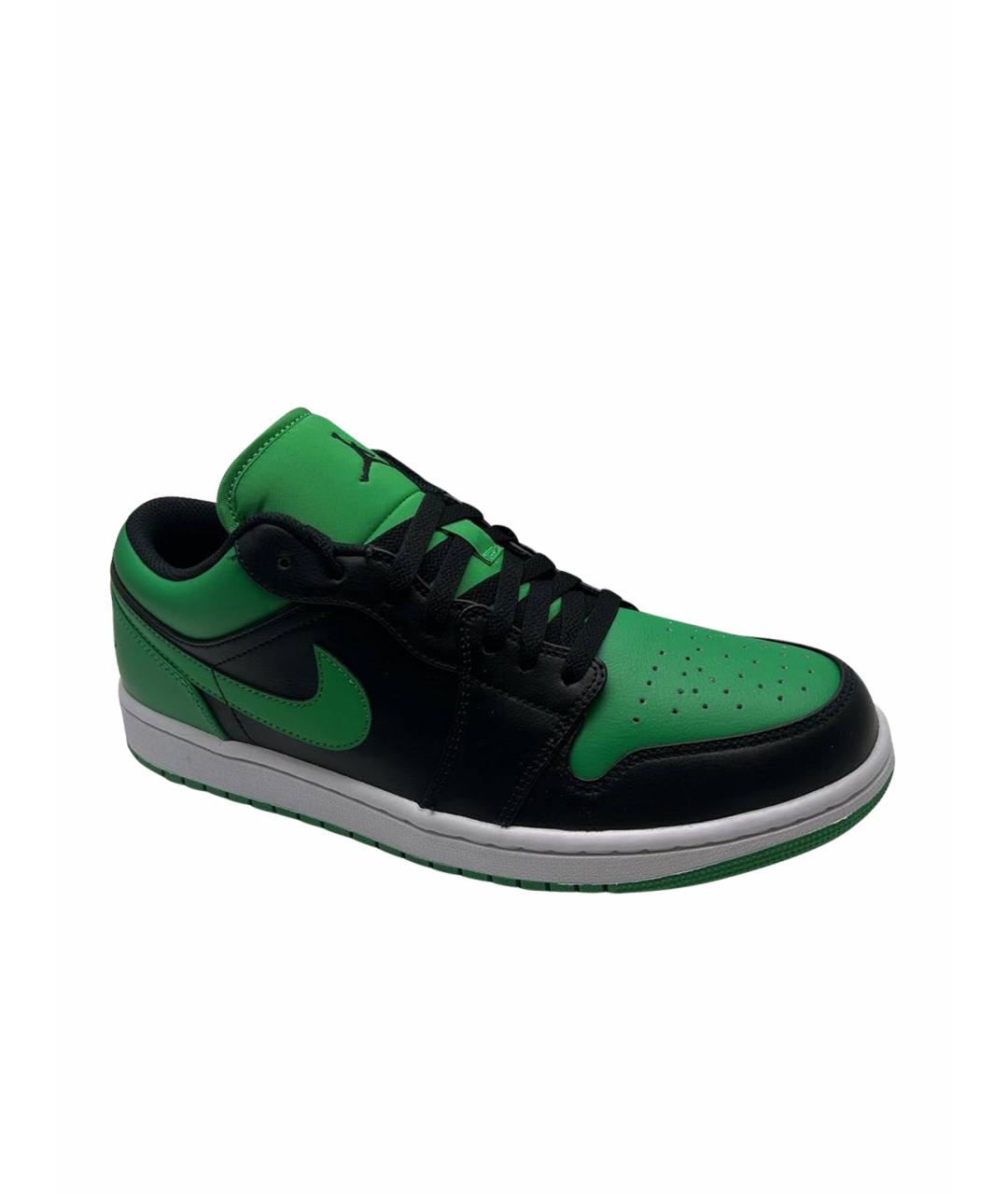 JORDAN Зеленые низкие кроссовки / кеды, фото 1