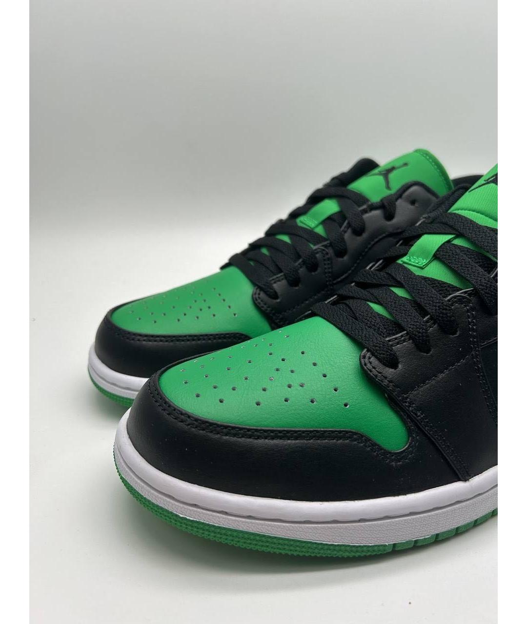 JORDAN Зеленые низкие кроссовки / кеды, фото 2