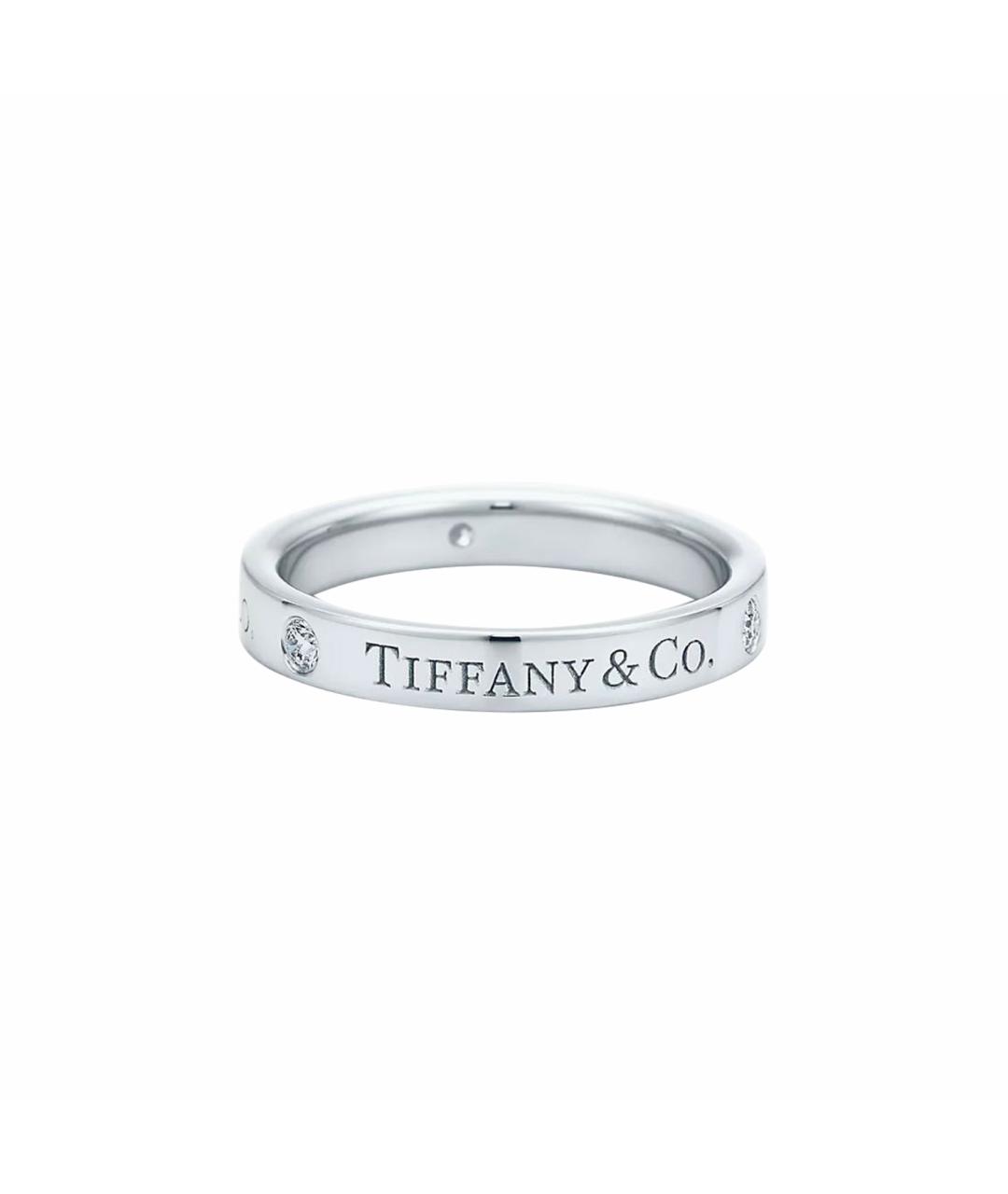 TIFFANY&CO Серебряное платиновое кольцо, фото 1