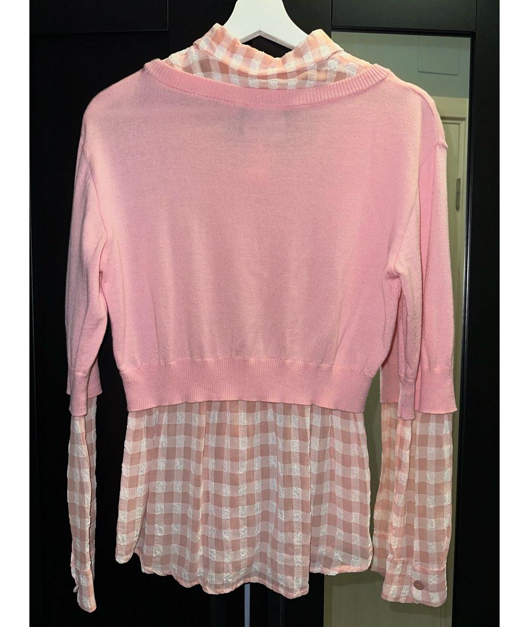 BOUTIQUE MOSCHINO Розовый шерстяной джемпер / свитер, фото 2