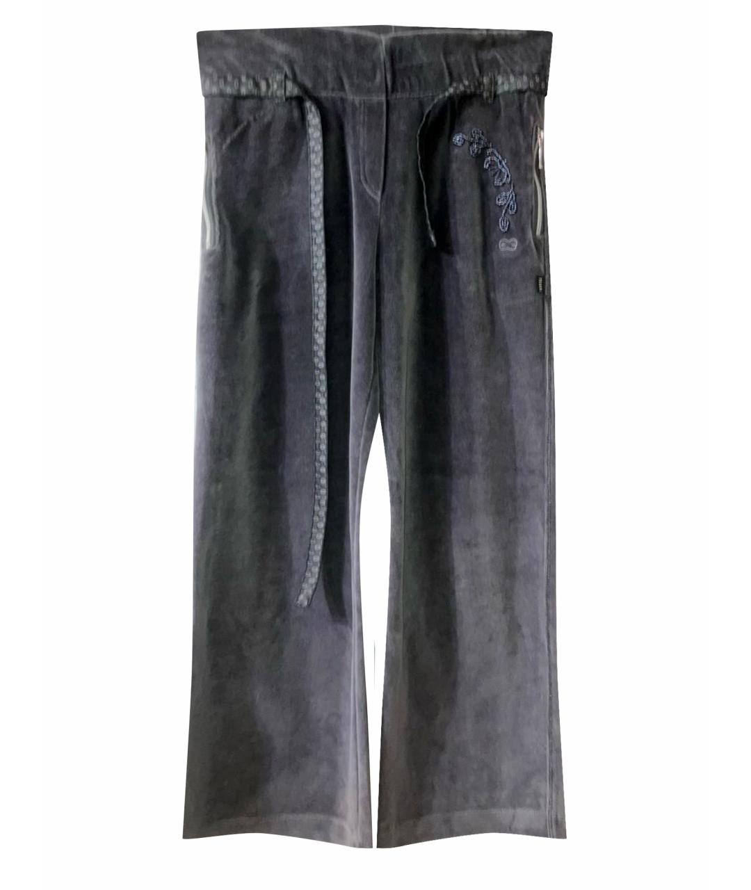ESCADA Серые бархатные брюки и шорты, фото 1