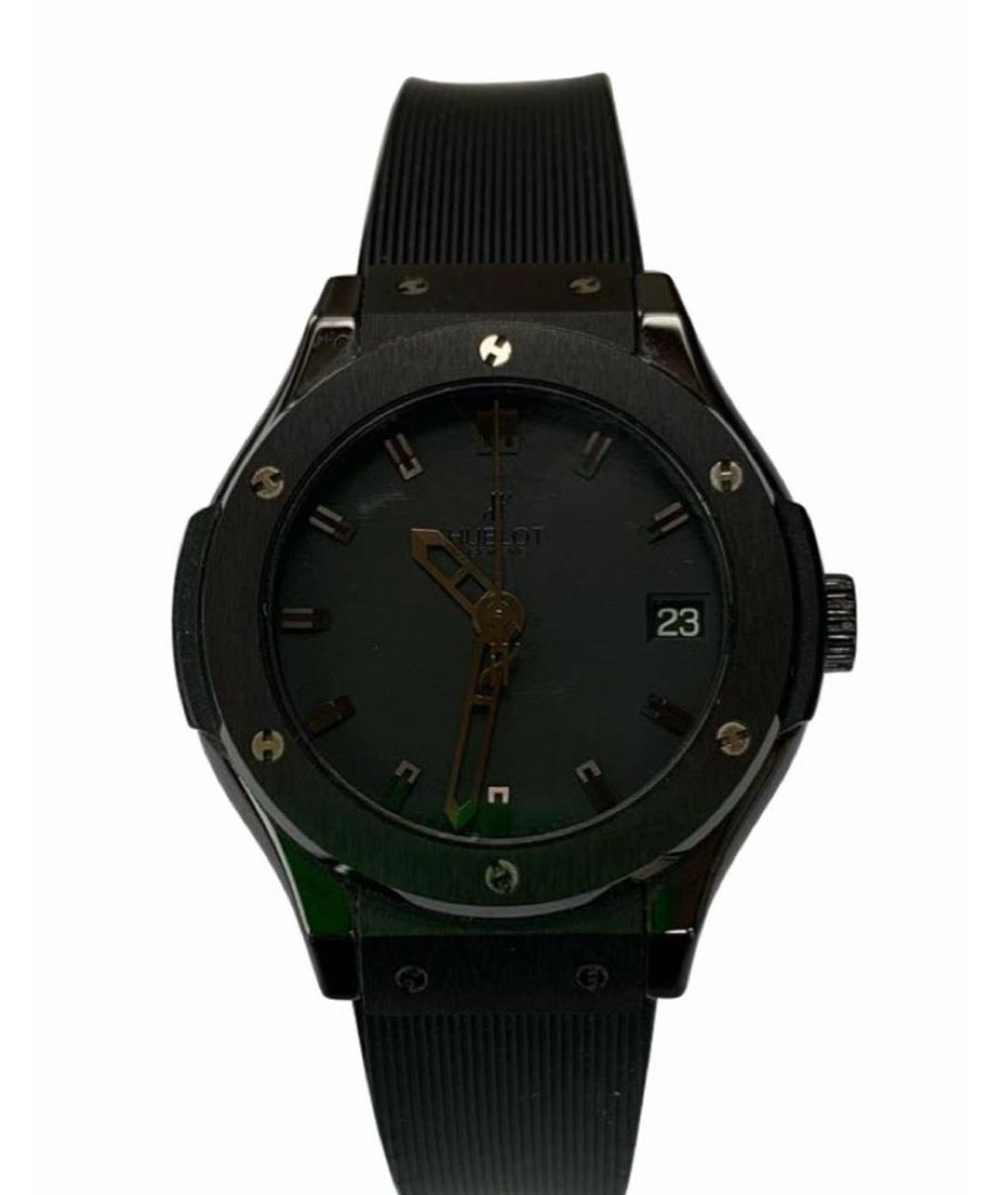 HUBLOT Черные карбоновые часы, фото 1