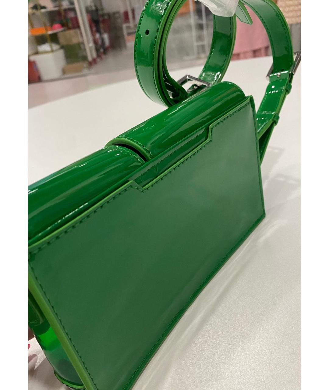 BY FAR Зеленая сумка через плечо, фото 4