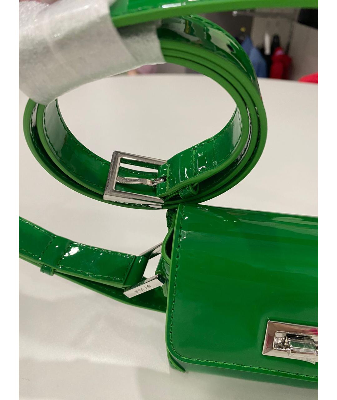 BY FAR Зеленая сумка через плечо, фото 3