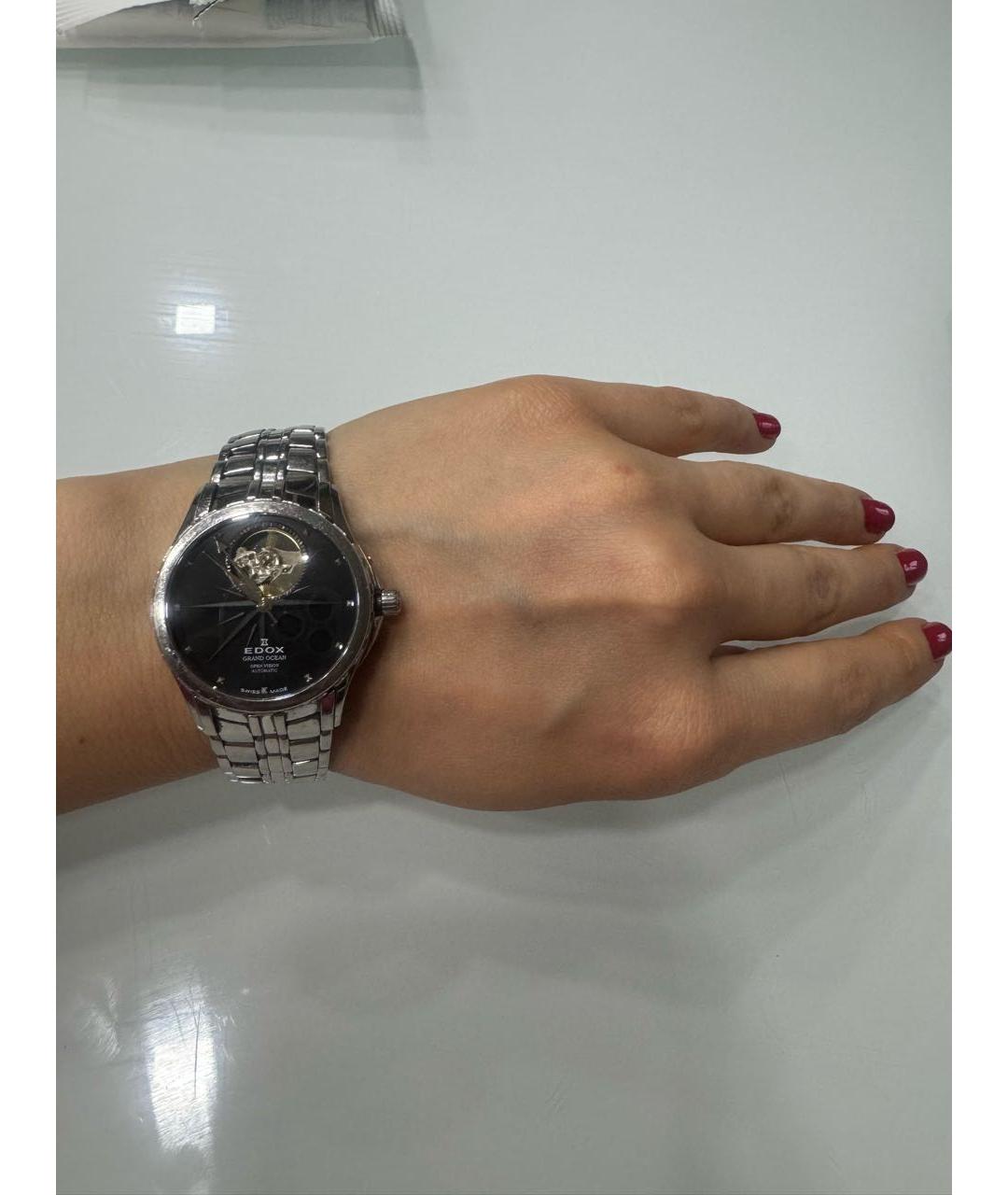 EDOX Серебряные с серебряным покрытием часы, фото 4