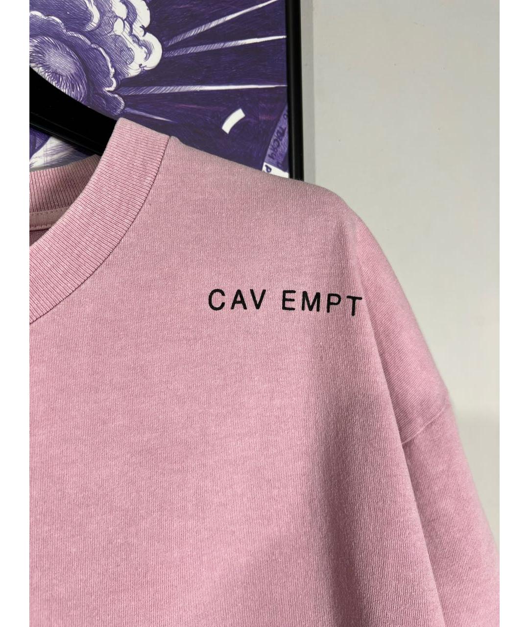 CAV EMPT Розовая хлопковая футболка, фото 5