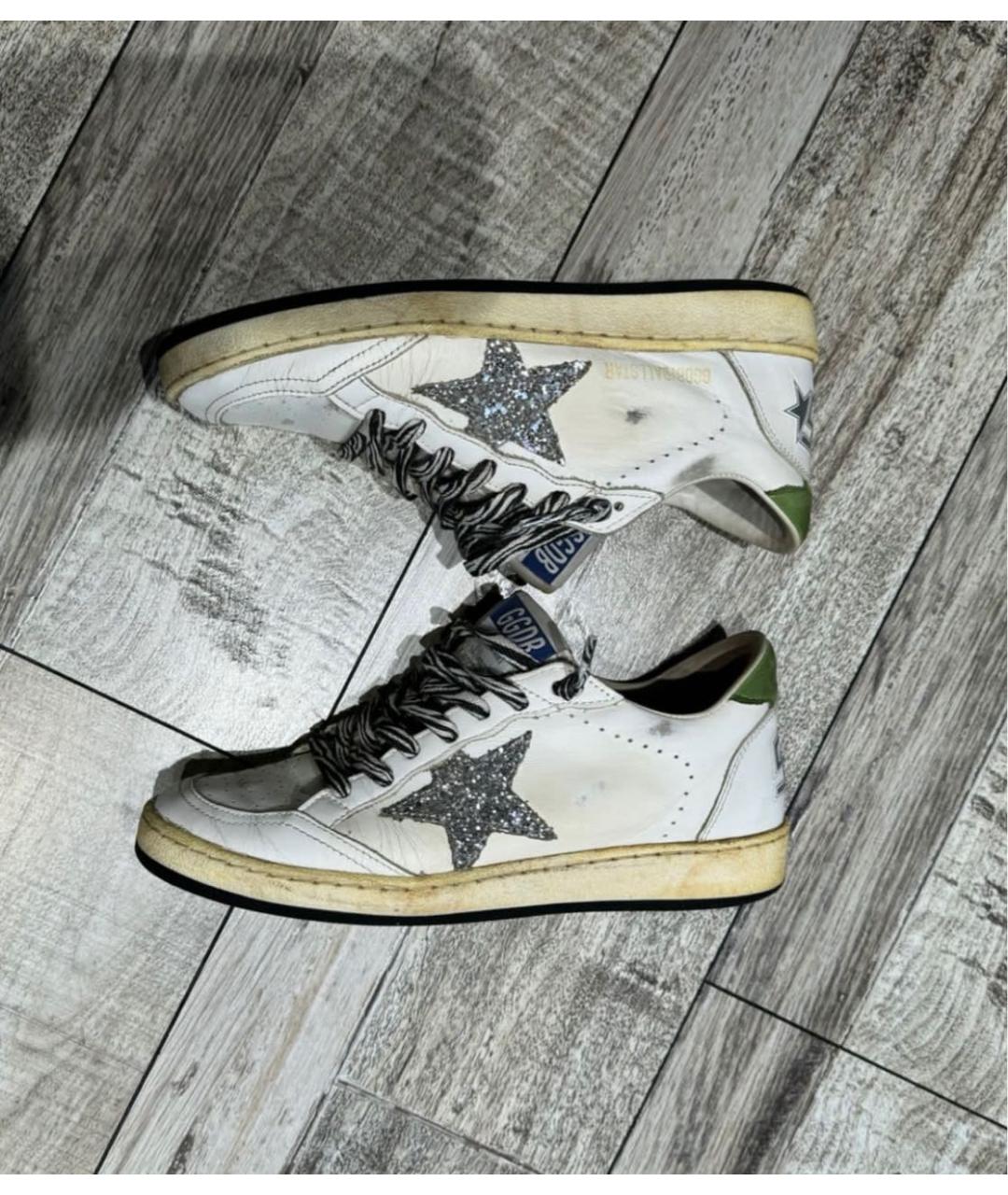 GOLDEN GOOSE DELUXE BRAND Мульти кожаные кеды, фото 7