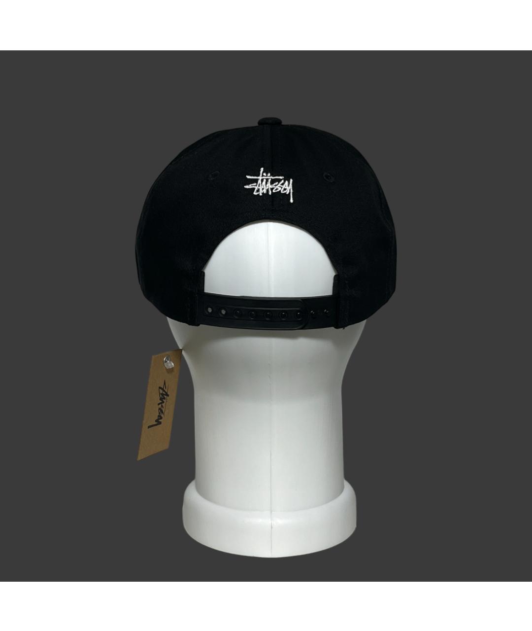 STUSSY Антрацитовая хлопковая кепка/бейсболка, фото 3