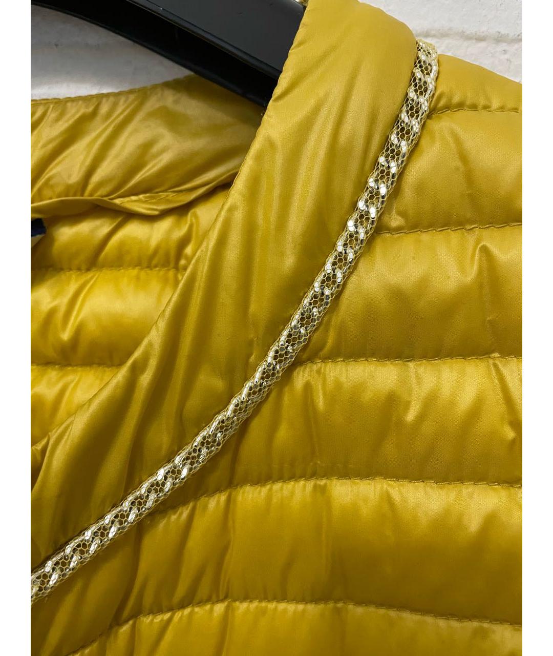 LIU JO Желтая полиэстеровая куртка, фото 6