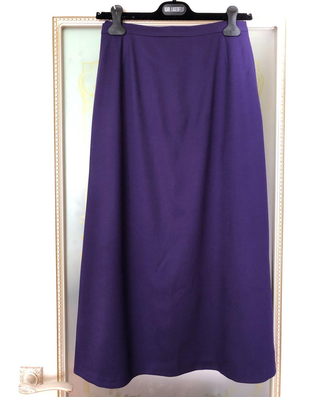 ESCADA Фиолетовая юбка макси, фото 2