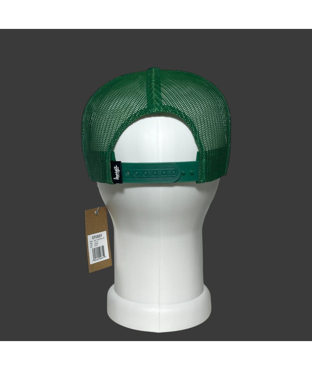 STUSSY Зеленая хлопковая кепка/бейсболка, фото 3