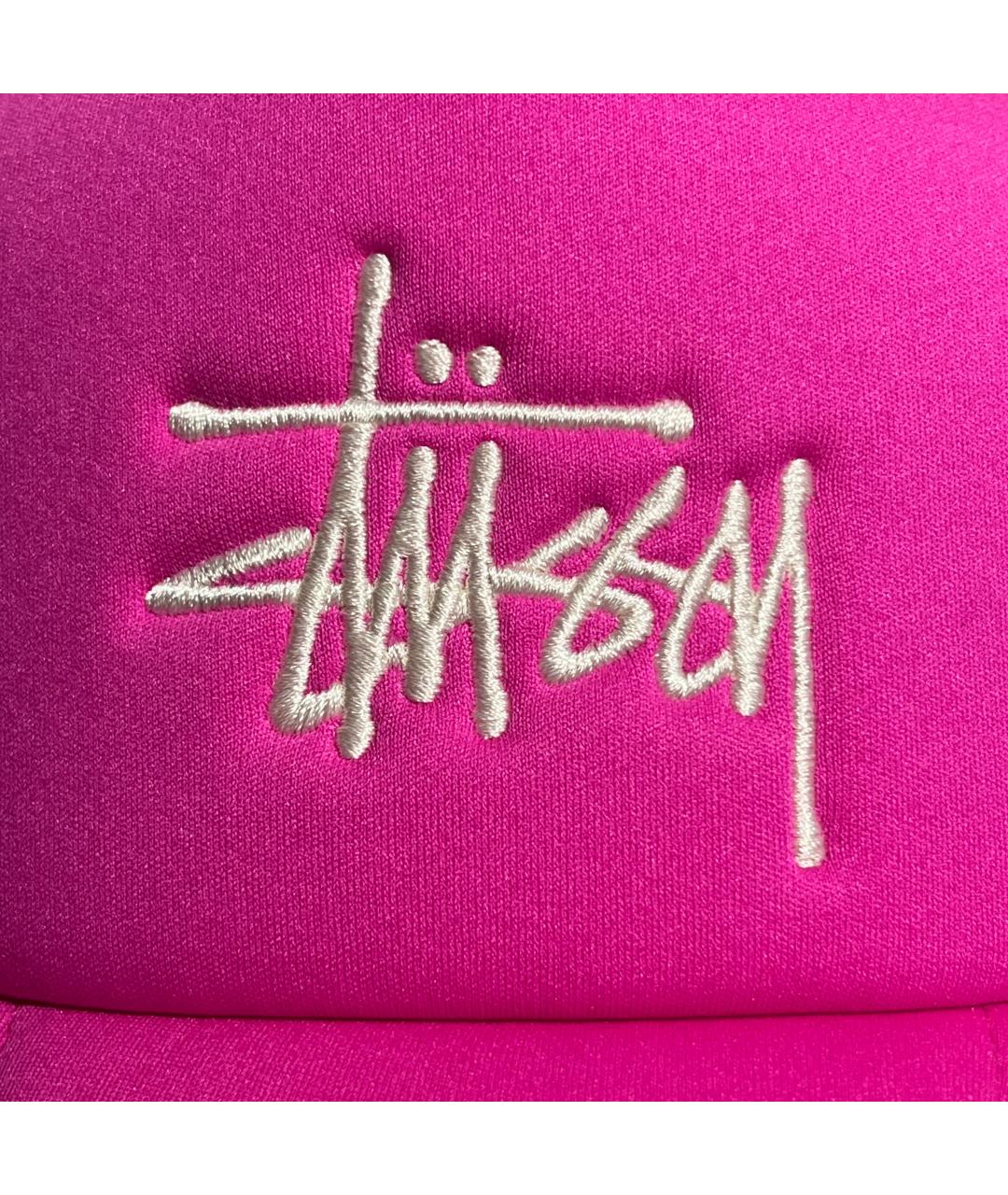 STUSSY Розовая синтетическая кепка/бейсболка, фото 4