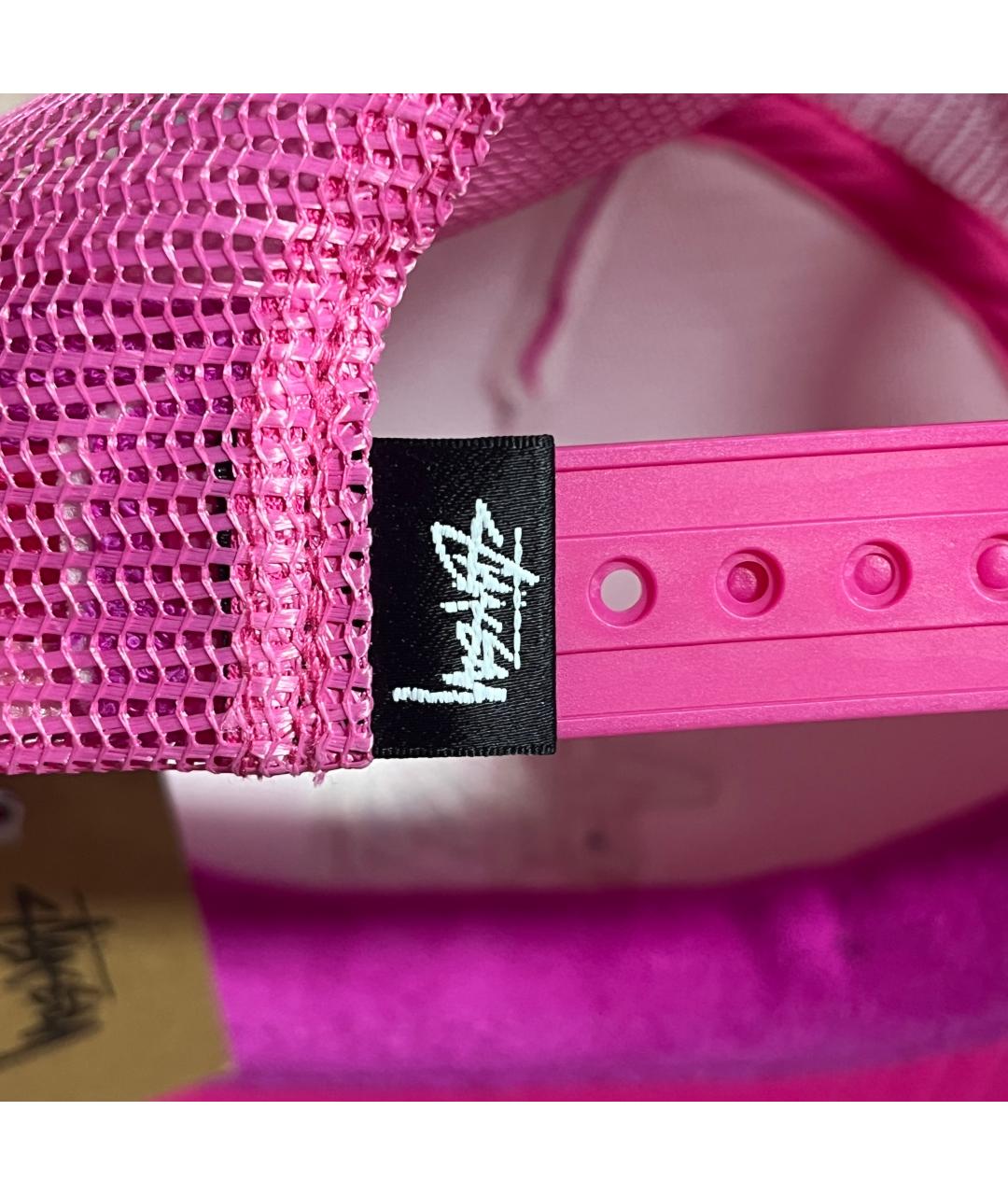 STUSSY Розовая синтетическая кепка/бейсболка, фото 5
