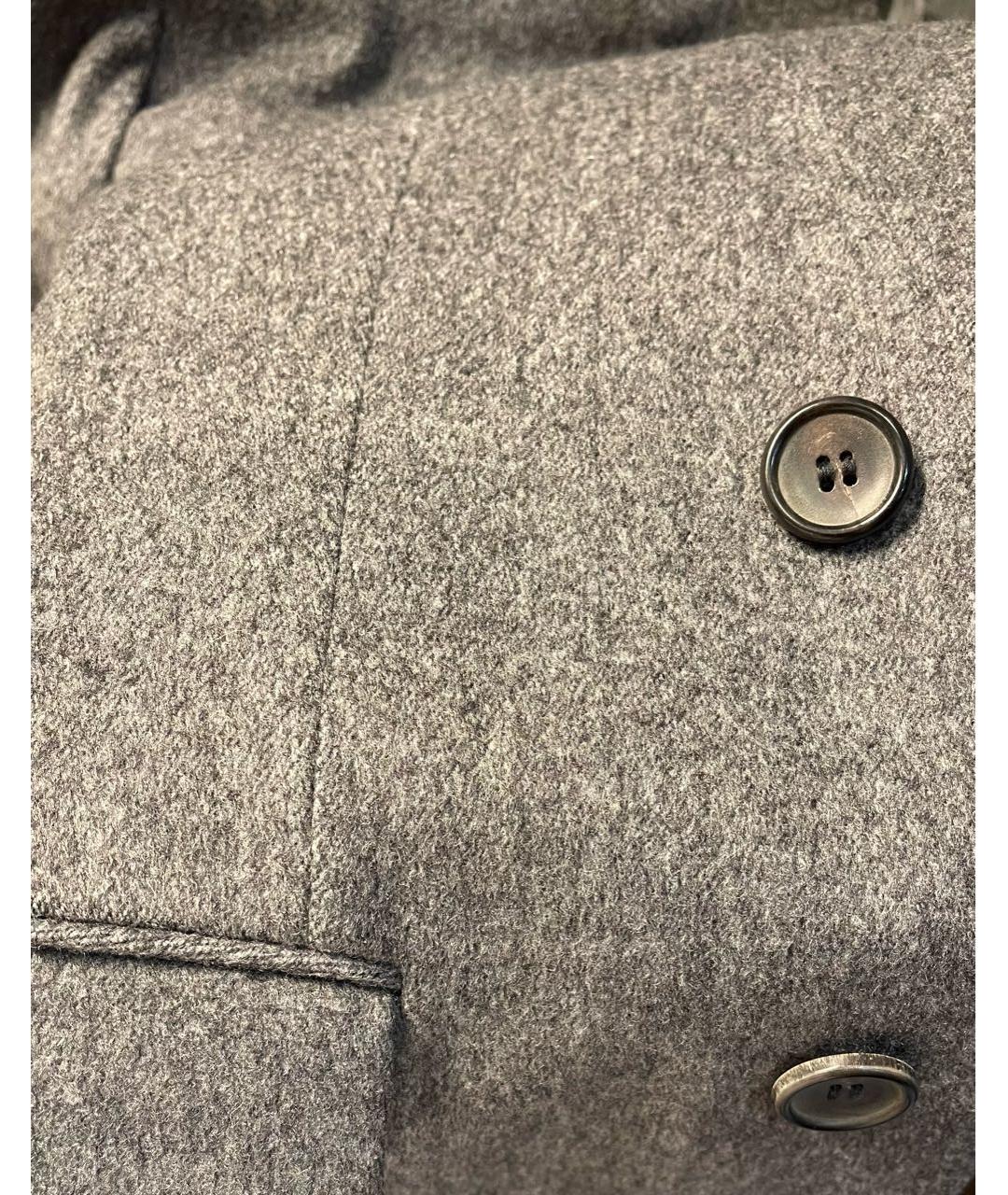 WOOYOUNGMI Серое кашемировое пальто, фото 4