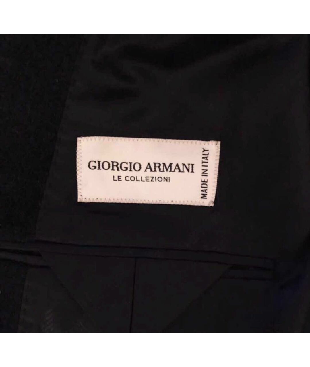 GIORGIO ARMANI Серое кашемировое пальто, фото 3