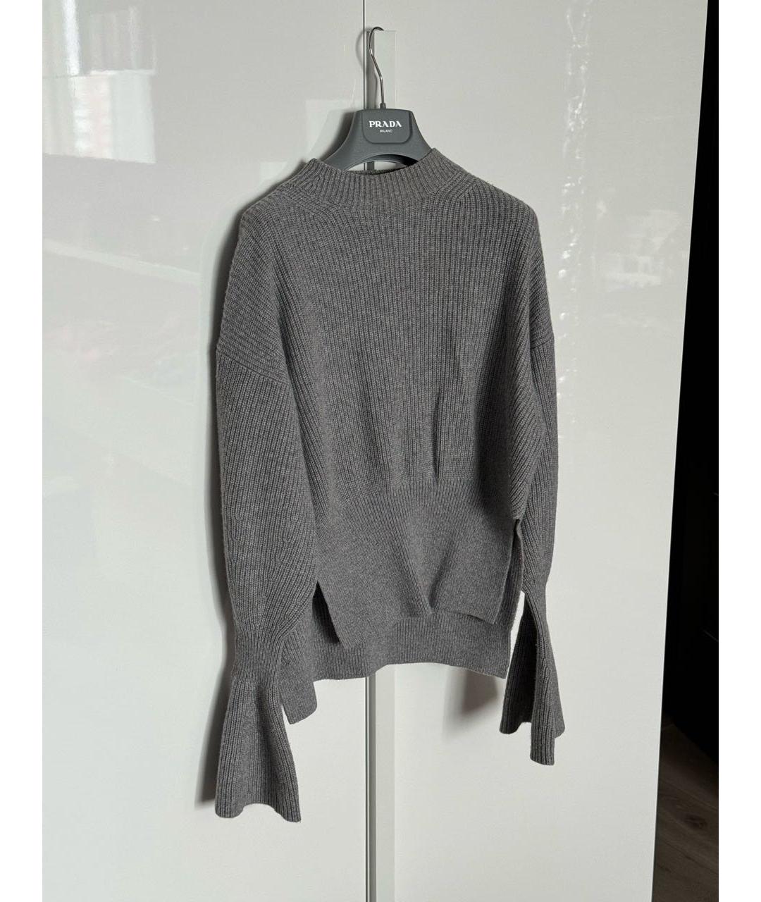 ALEXANDER WANG Серый кашемировый джемпер / свитер, фото 4