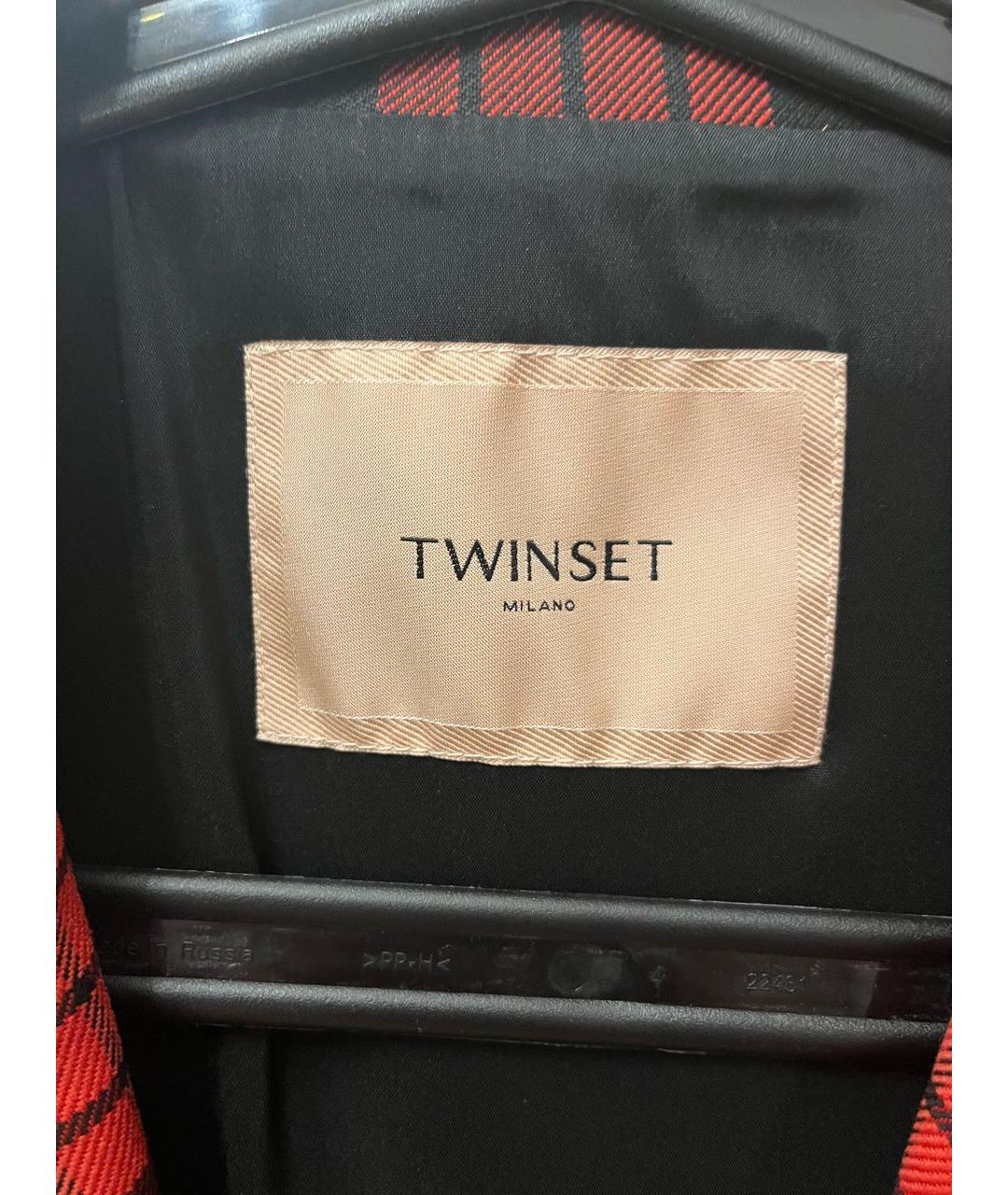 TWIN-SET Мульти шерстяной жакет/пиджак, фото 3