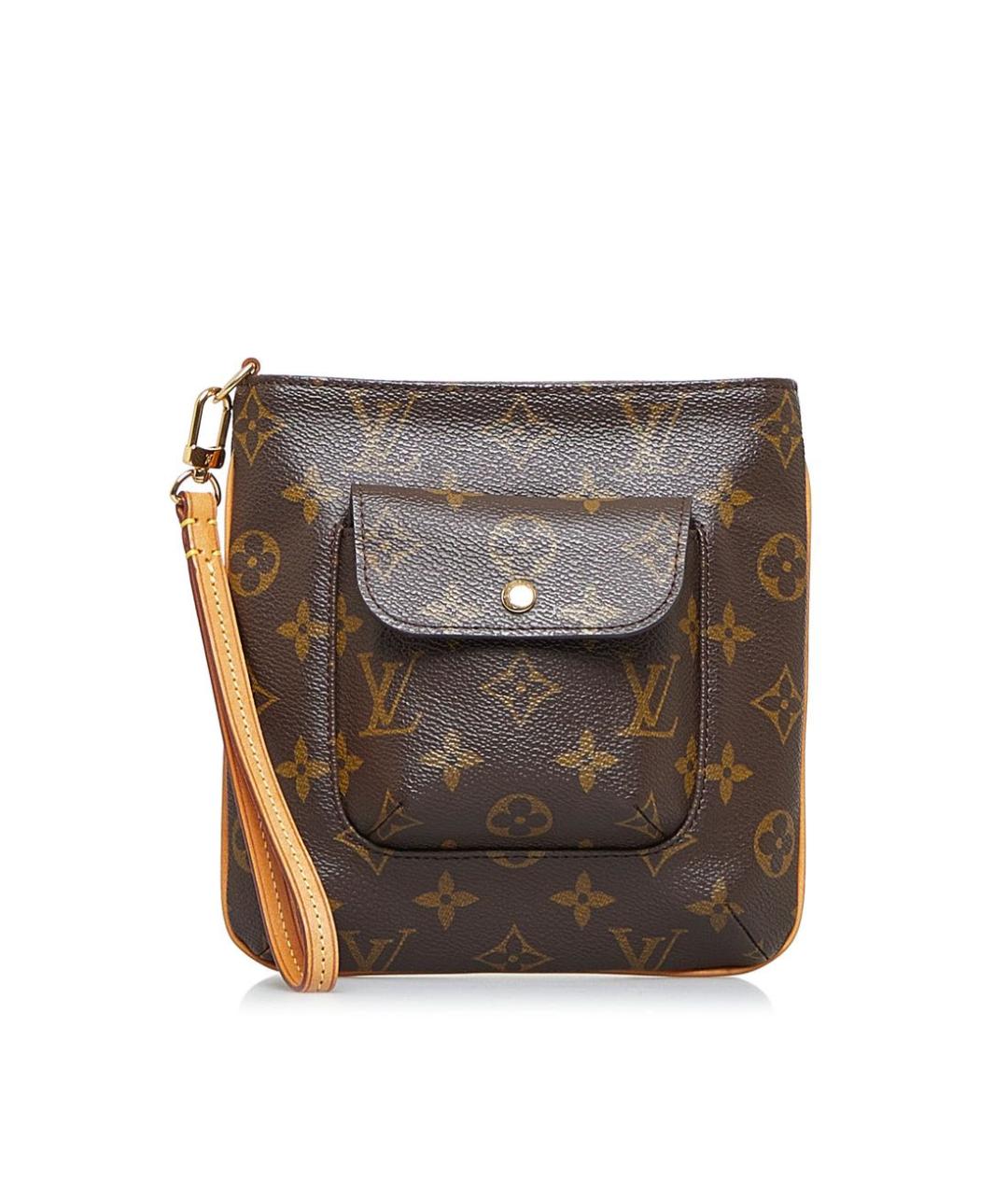 LOUIS VUITTON PRE-OWNED Коричневая сумка с короткими ручками, фото 1