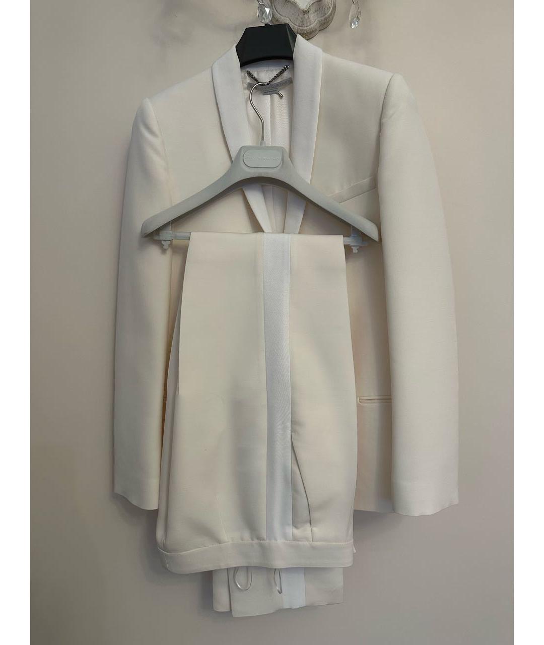 STELLA MCCARTNEY Белый вискозный костюм с брюками, фото 7
