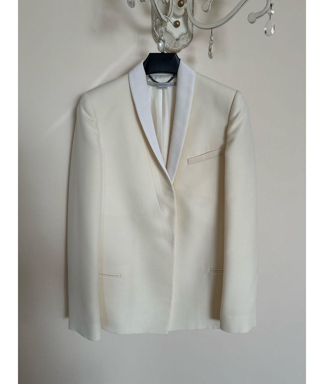 STELLA MCCARTNEY Белый вискозный костюм с брюками, фото 2