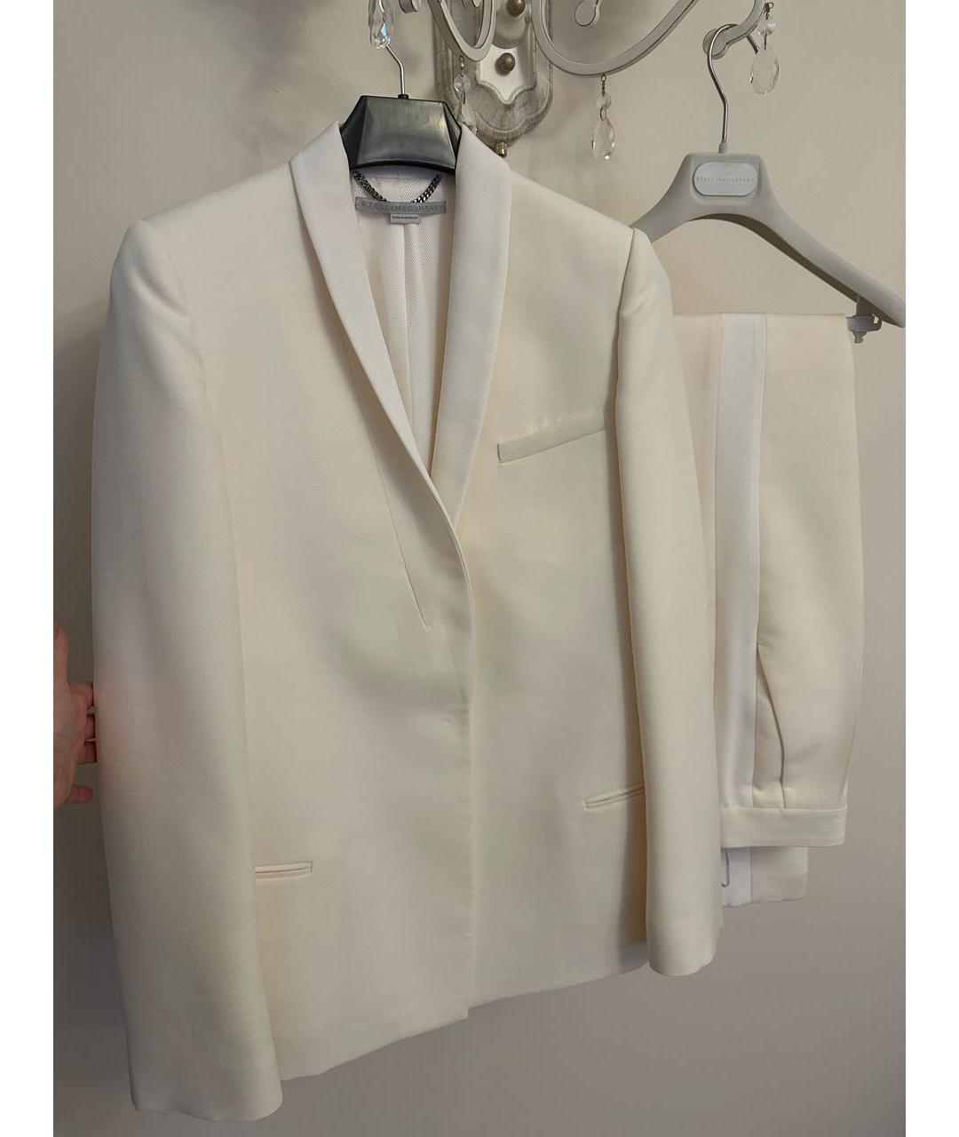 STELLA MCCARTNEY Белый вискозный костюм с брюками, фото 6