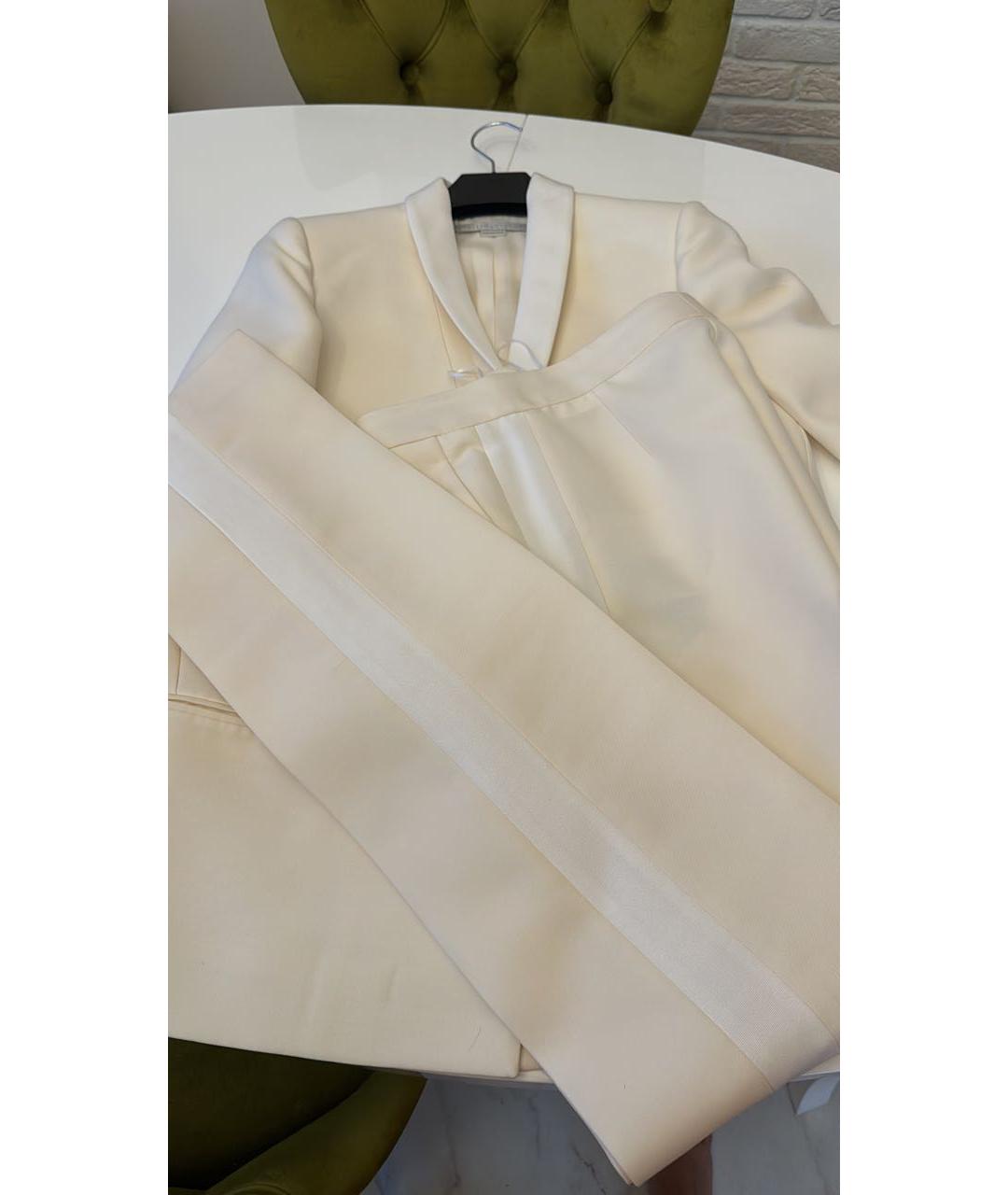 STELLA MCCARTNEY Белый вискозный костюм с брюками, фото 5