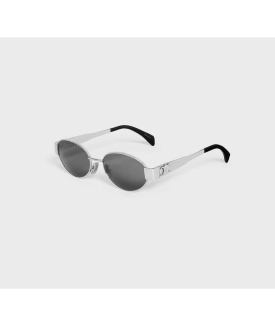CELINE PRE-OWNED Серебряные солнцезащитные очки, фото 3