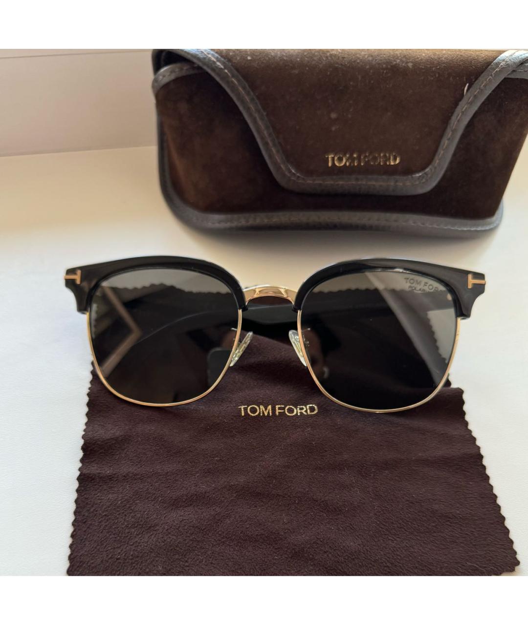 TOM FORD Черные солнцезащитные очки, фото 6