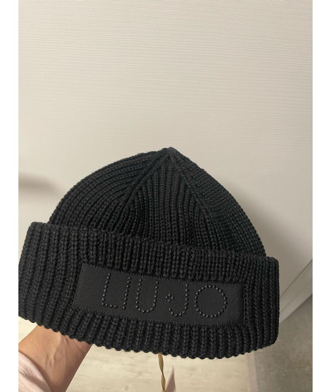 LIU JO Черная шапка, фото 4