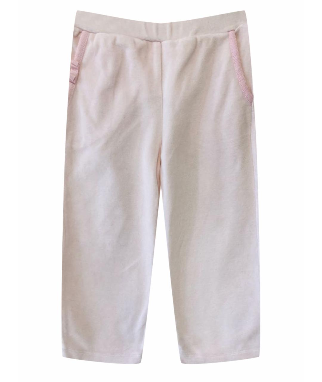 DOLCE & GABBANA KIDS Розовые хлопковые брюки и шорты, фото 1