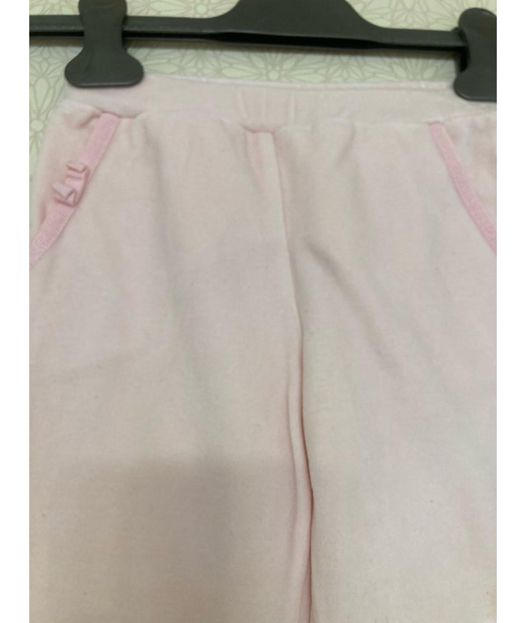 DOLCE & GABBANA KIDS Розовые хлопковые брюки и шорты, фото 3