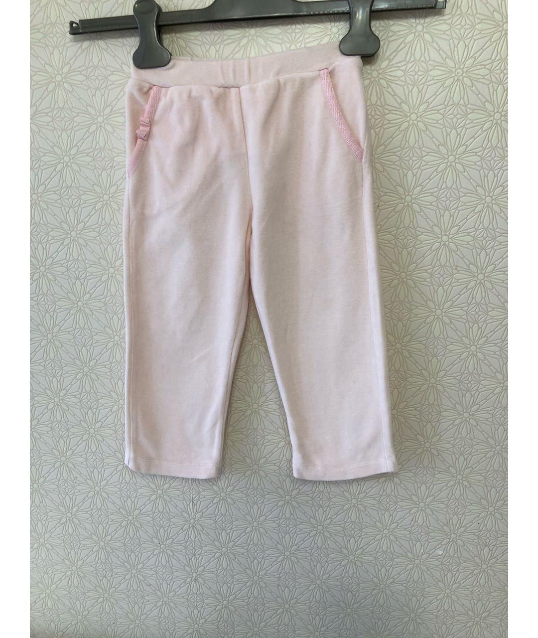 DOLCE & GABBANA KIDS Розовые хлопковые брюки и шорты, фото 8