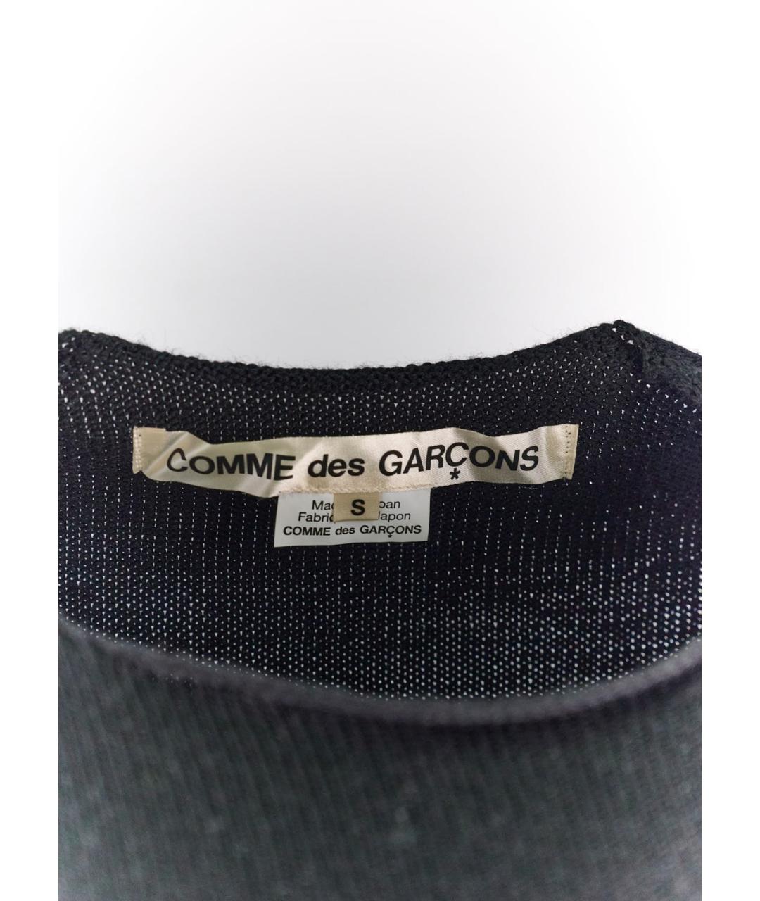 COMME DES GARÇONS Черный шерстяной джемпер / свитер, фото 3