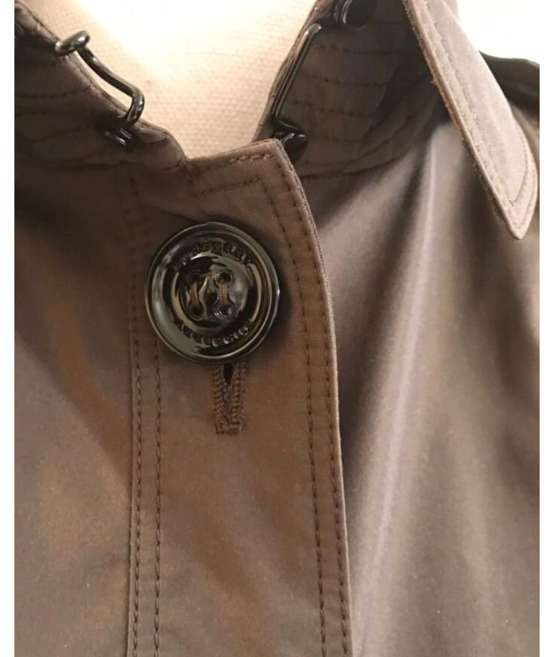 BURBERRY Коричневый полиэстеровый жакет/пиджак, фото 6